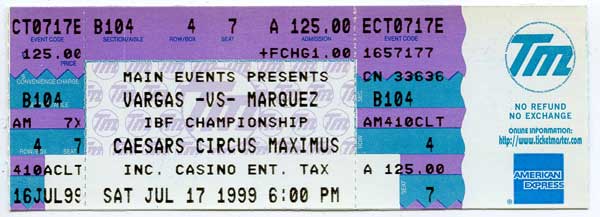 Vargas, Fernando vs. Marquez, Raul