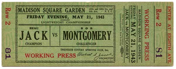Jack, Beau vs. Montgomery, Bob  I