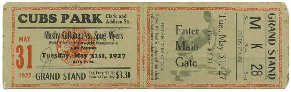 Callahan, Mushy vs. Myers, Spug  III