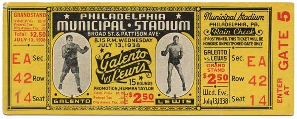Galento, Tony vs. Lewis, John Henry