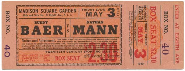 Baer, Buddy vs. Mann, Nathan