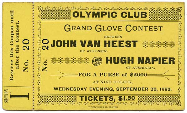 Van Heest, John vs. Napier, Hugh 