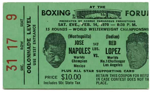 Napoles, Jose vs. Lopez, Red