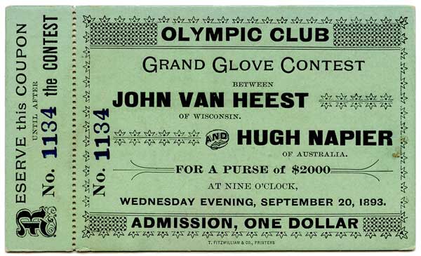 Van Heest, John vs. Napier, Hugh