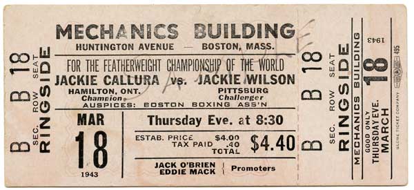 Callura, Jackie vs. Wilson, Jackie  II