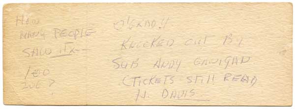 O'Grady, Sean vs. Davis Jr., Howard