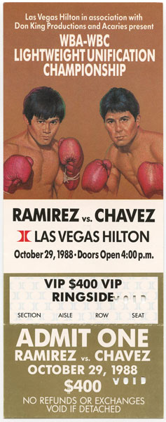 Ramirez, Jose Luis vs. Chavez, Julio Cesar