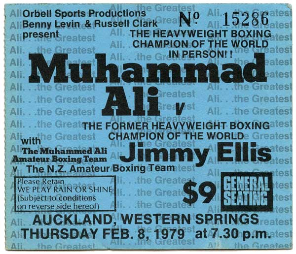 Ali, Muhammad vs. Ellis, Jimmy - 1979 Auckland, New Zealand Exhibition