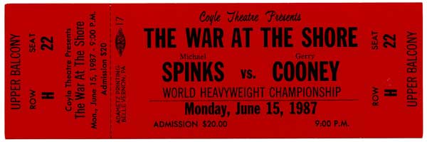 Michael Spinks Vs Gerry Cooney