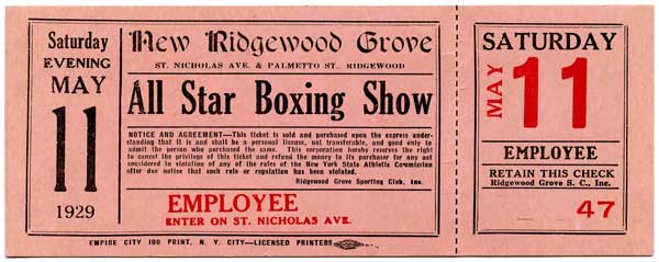 Ebbets, Harry vs. Snyder, Gummy