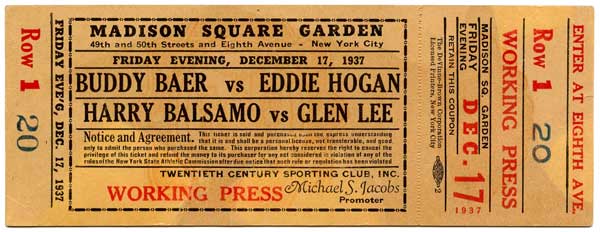 Baer, Buddy vs. Hogan, Eddie