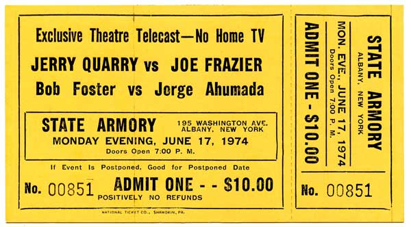 Quarry, Jerry vs. Frazier, Joe
