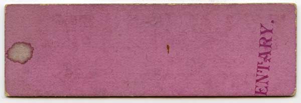 Unknown - 1897 Arena Athletic Club Return Check Stub