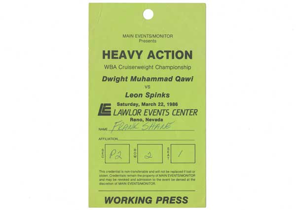Qawi, Dwight Muhammad vs. Spinks, Leon