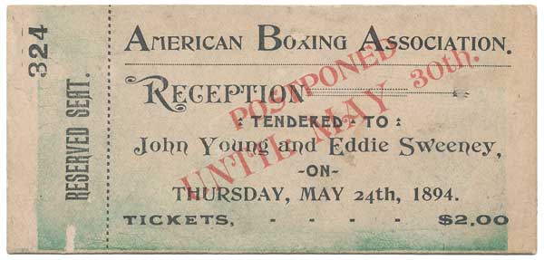 Young, John vs. Sweeney, Eddie