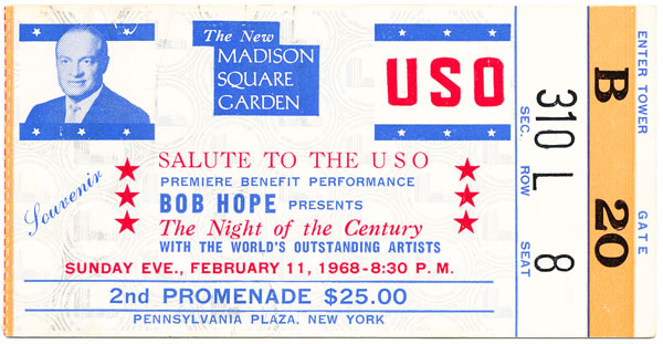 East, Packy vs. Marciano, Rocky  1968 Bob Hope Salute to the USO 
