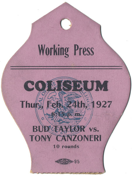 Taylor, Bud vs. Canzoneri, Tony 