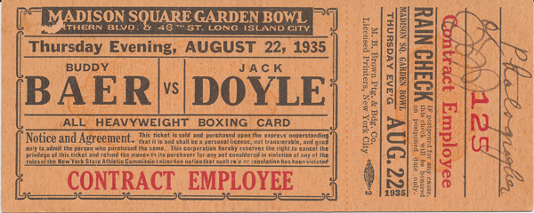 Baer, Buddy vs. Doyle, Jack
