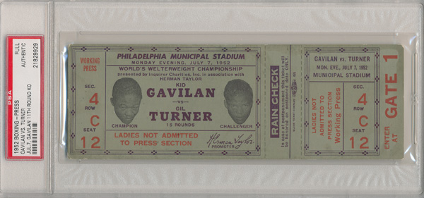 Gavilan, Kid vs. Turner, Gil